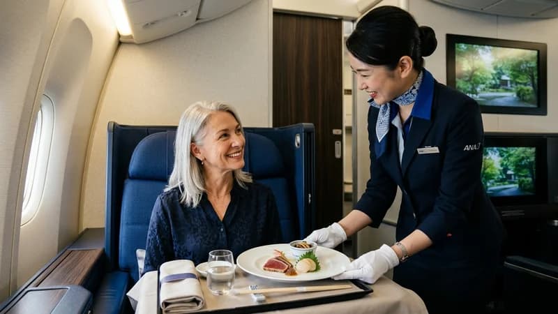 Appetizer on ANA 
