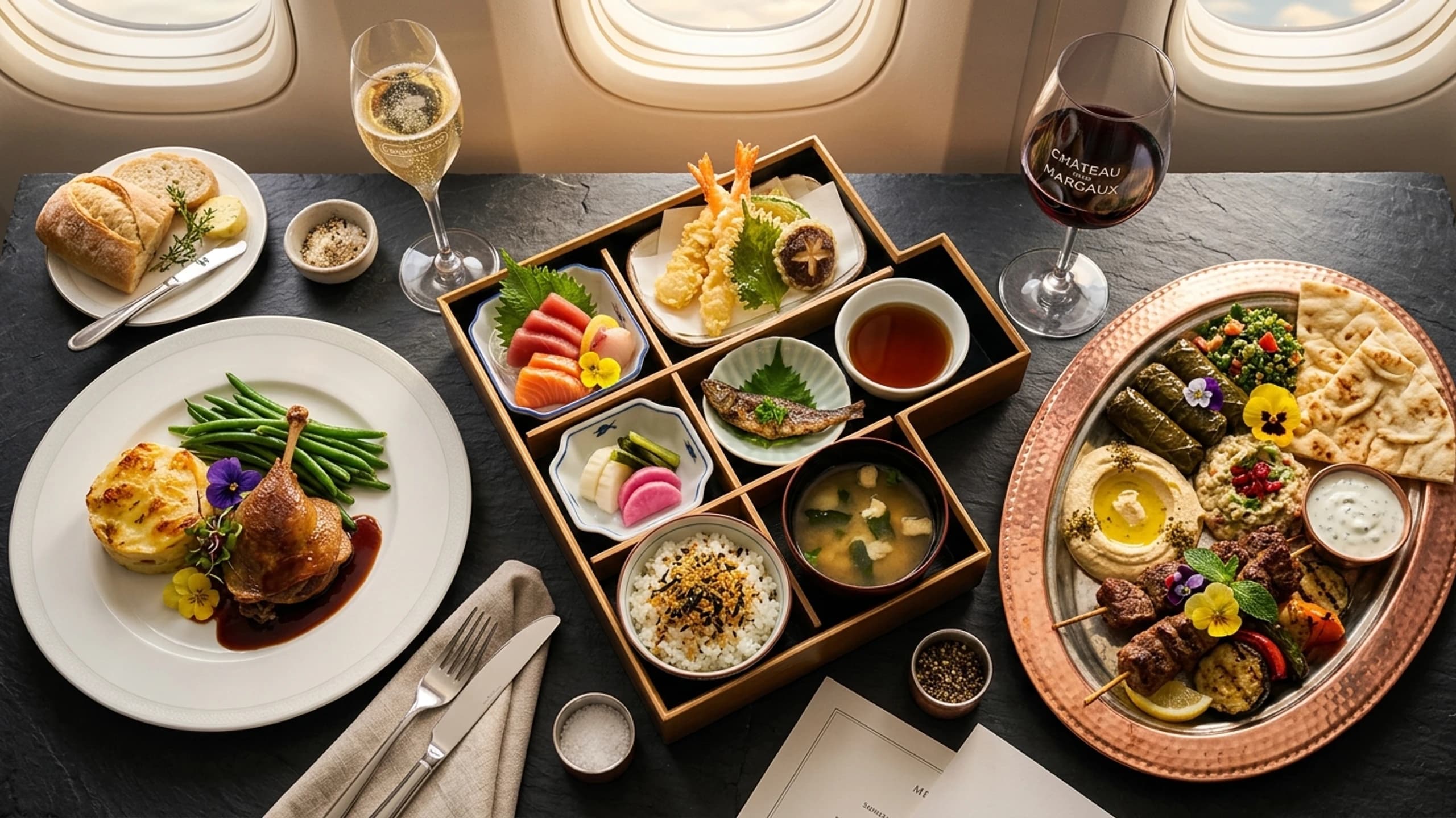 Best Business Class Dining in the Sky 2026: Airlines Ranked by Food & Wine