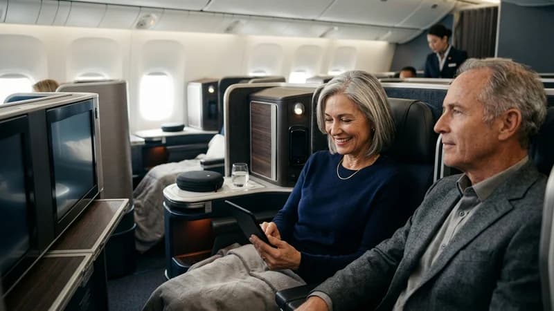 Winning business class cabin