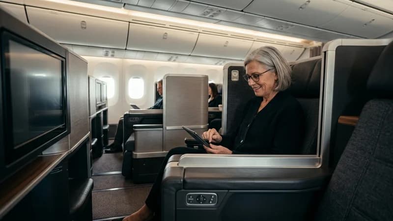Airline A cabin