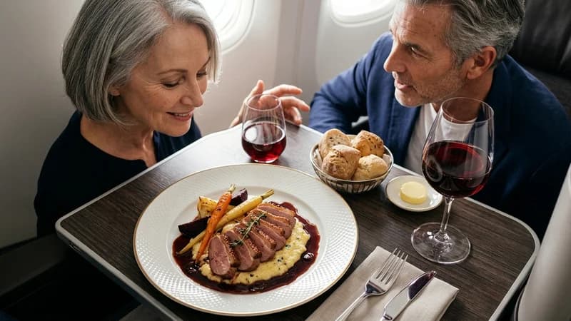 Airline B meal