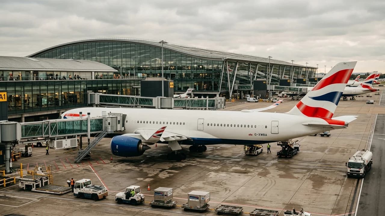 London Heathrow Airport Terminal 5 widebody gates
