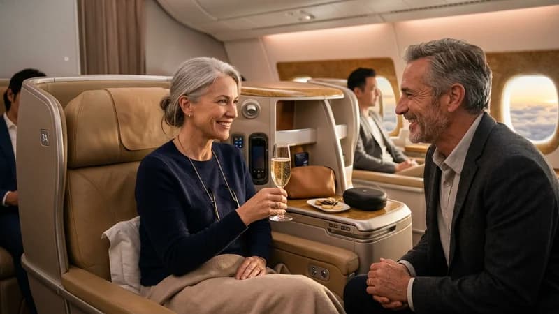 Luxury business class cabin