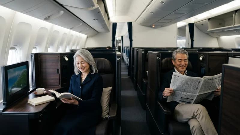 ANA The Room or JAL cabin