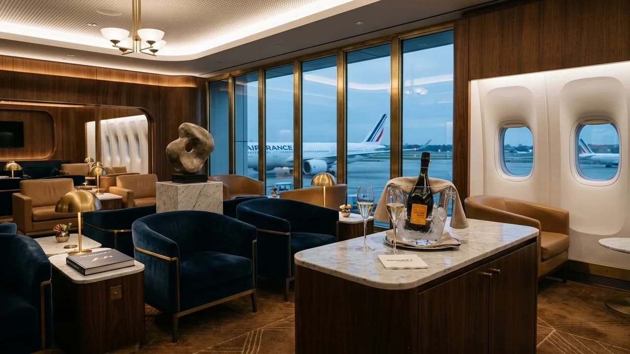 Air France Salon Première lounge at JFK