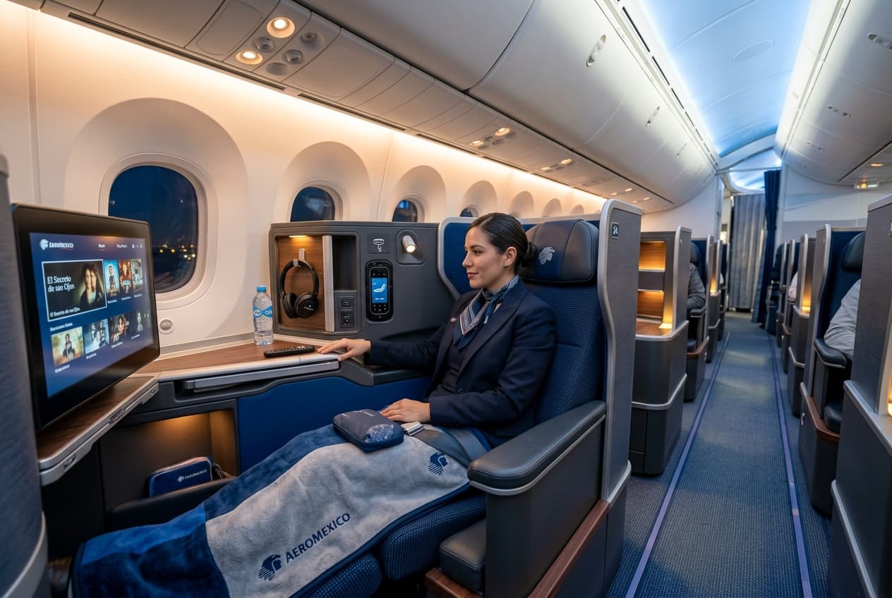 Aeromexico Business Class Cabin