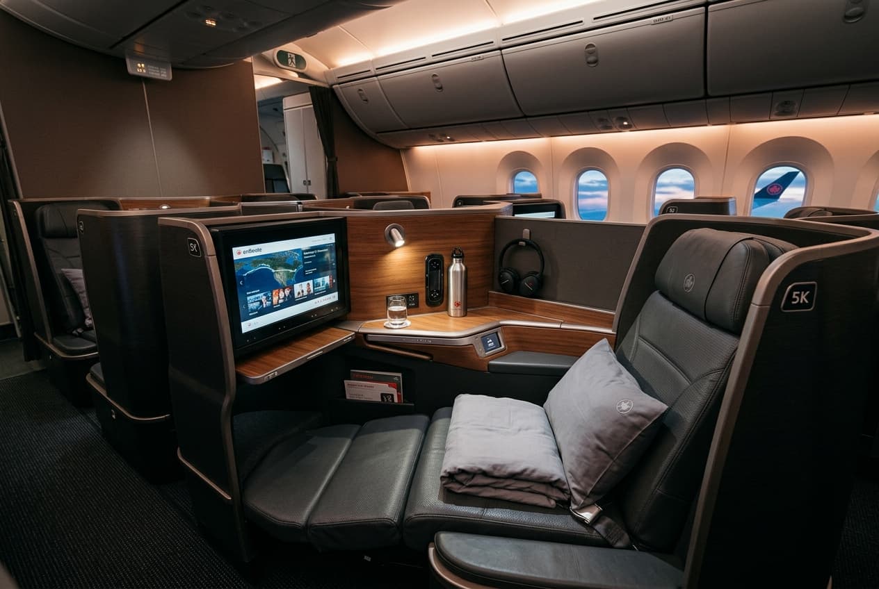 Air Canada Business Class Cabin