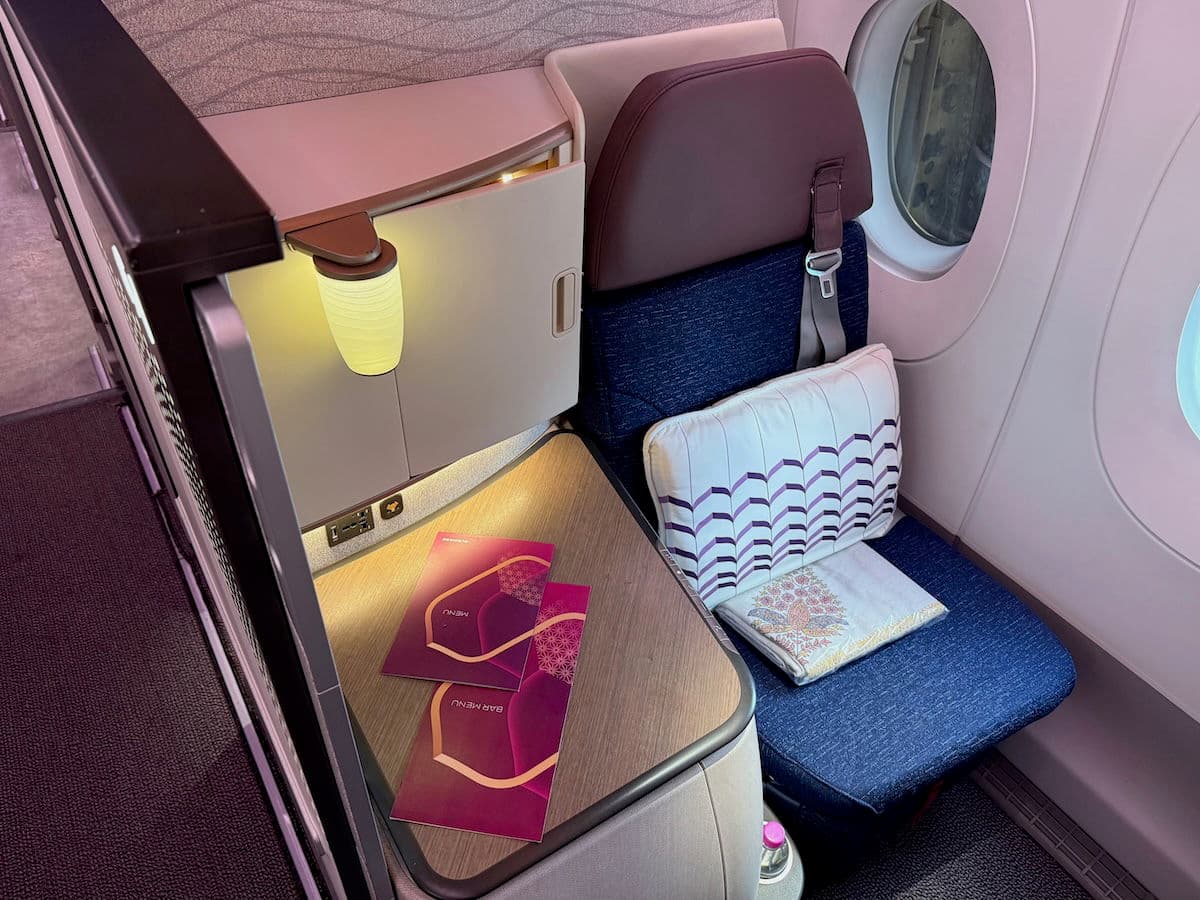 Air India Business Class Cabin