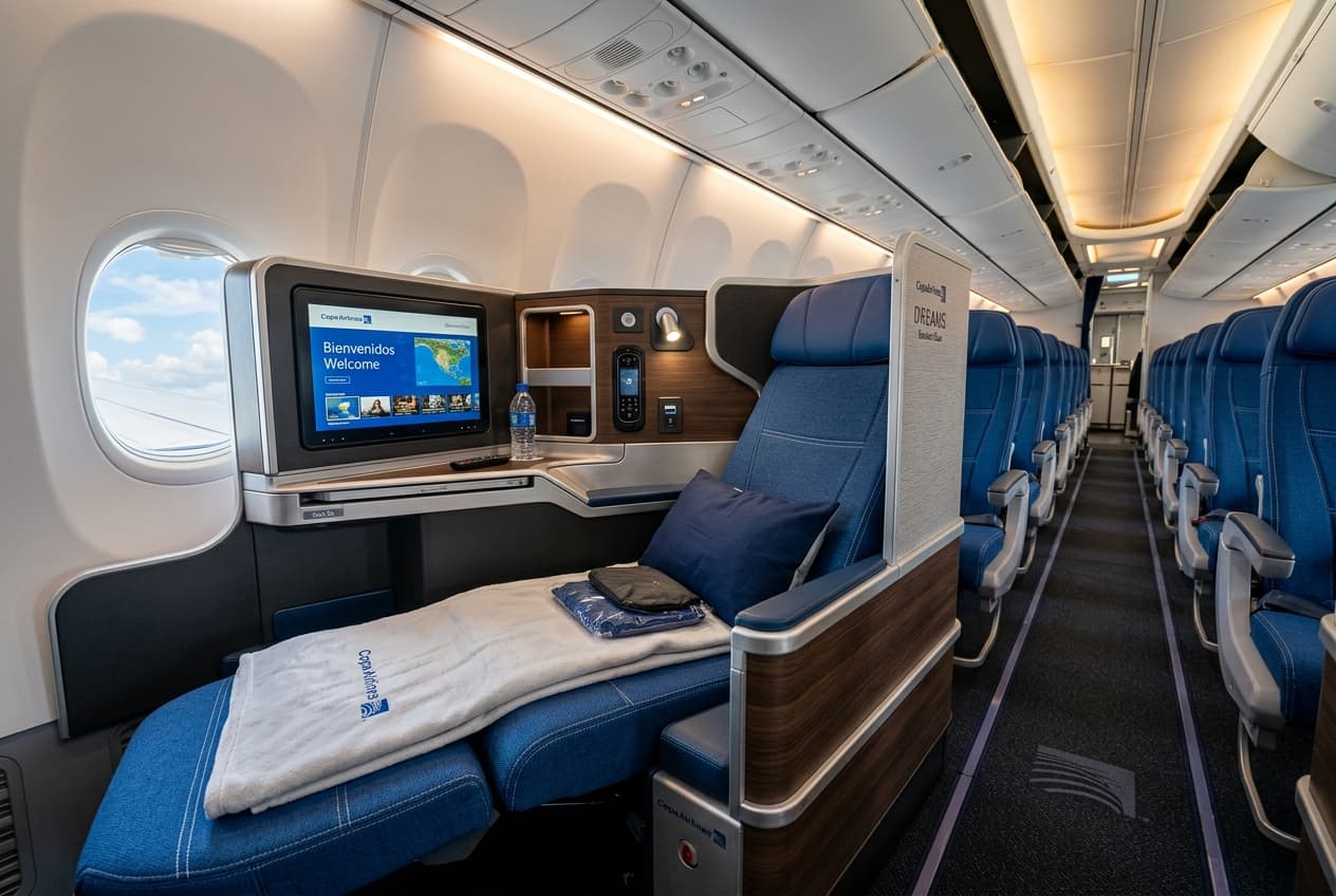 Copa Airlines Business Class Cabin