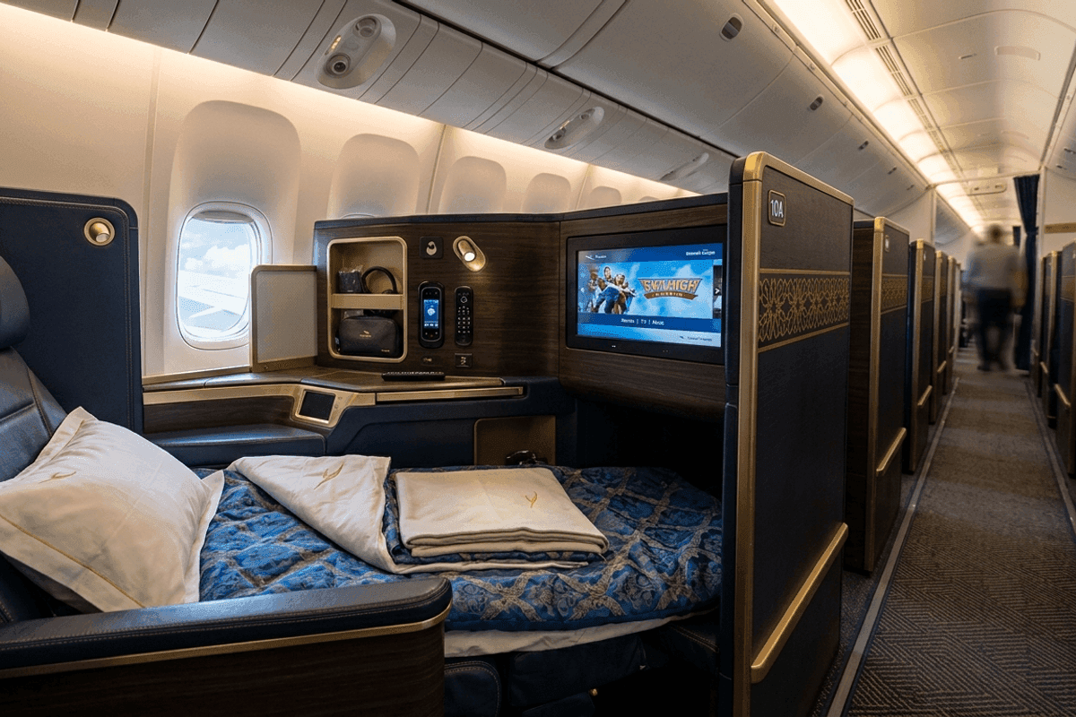 Kuwait Airways Business Class Cabin