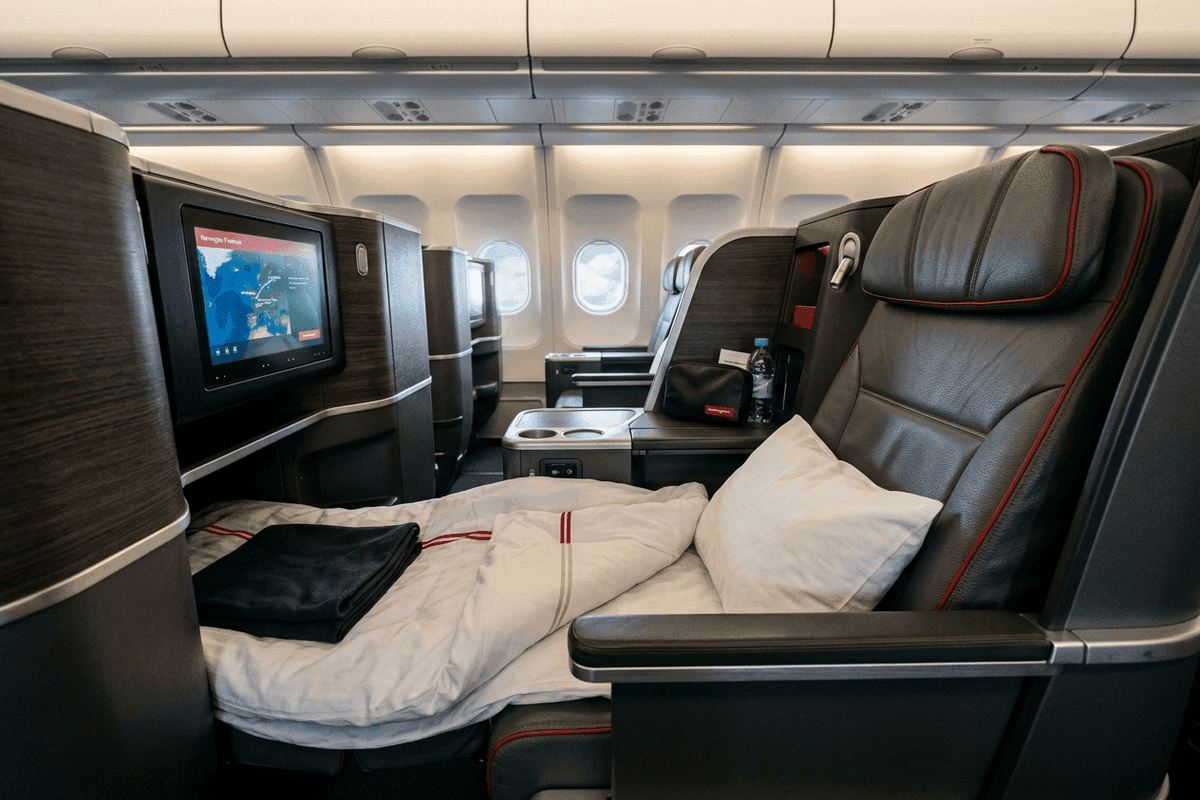 Norwegian Air Business Class Cabin