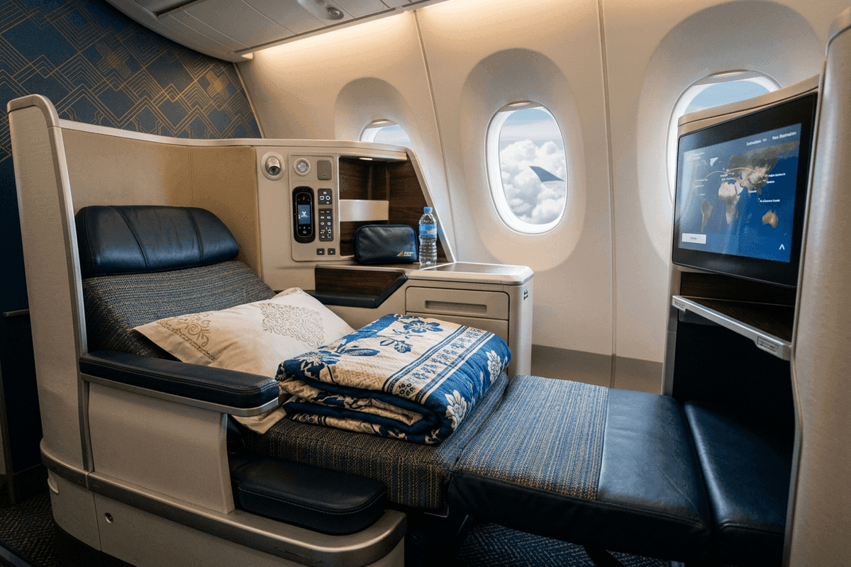 Philippine Airlines Business Class Cabin