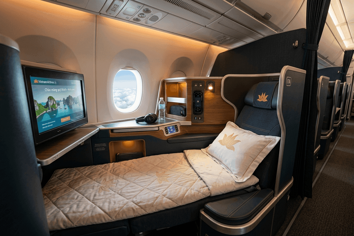 Vietnam Airlines Business Class Cabin