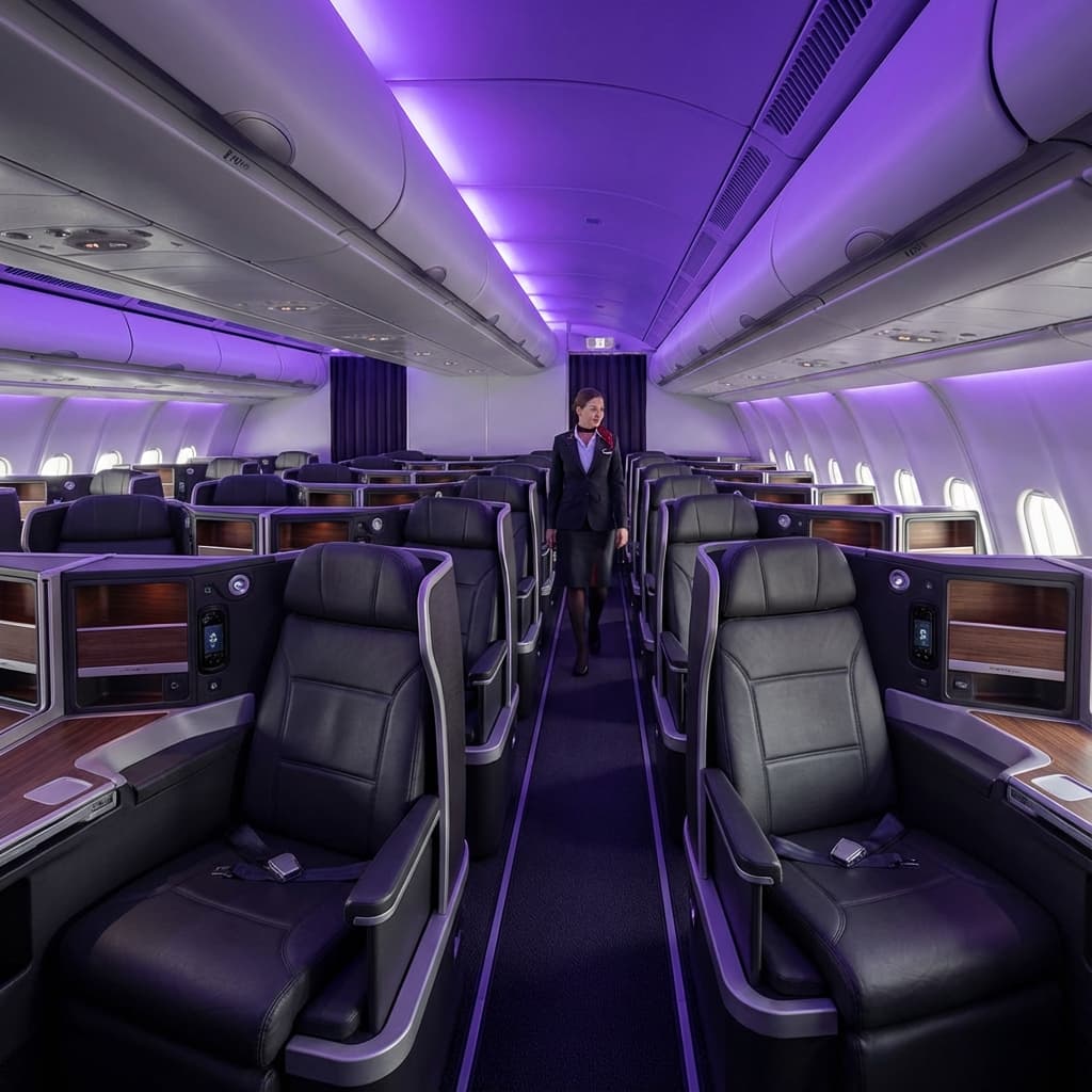 Virgin Australia Business Class Cabin