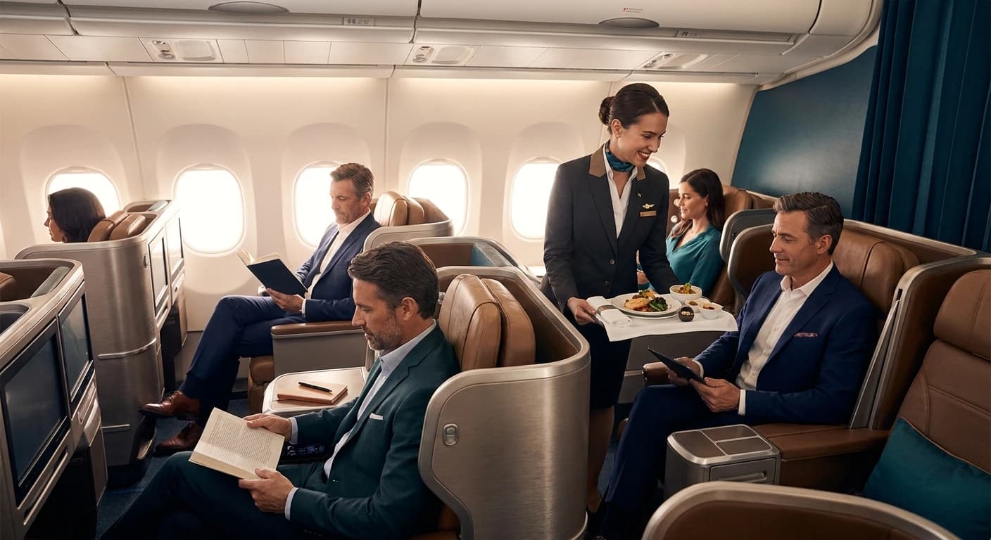 Business class cabin