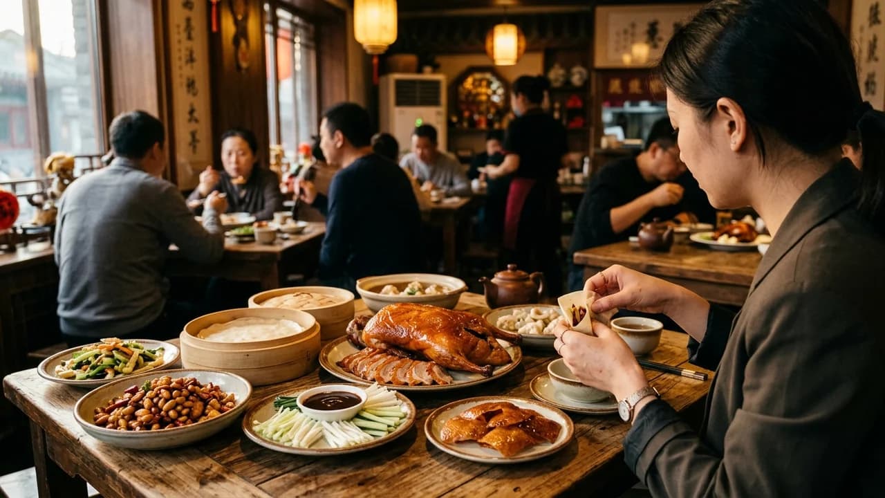Authentic local cuisine dining experience in Beijing