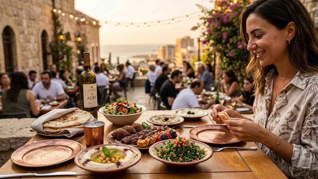Authentic local cuisine dining experience in Beirut
