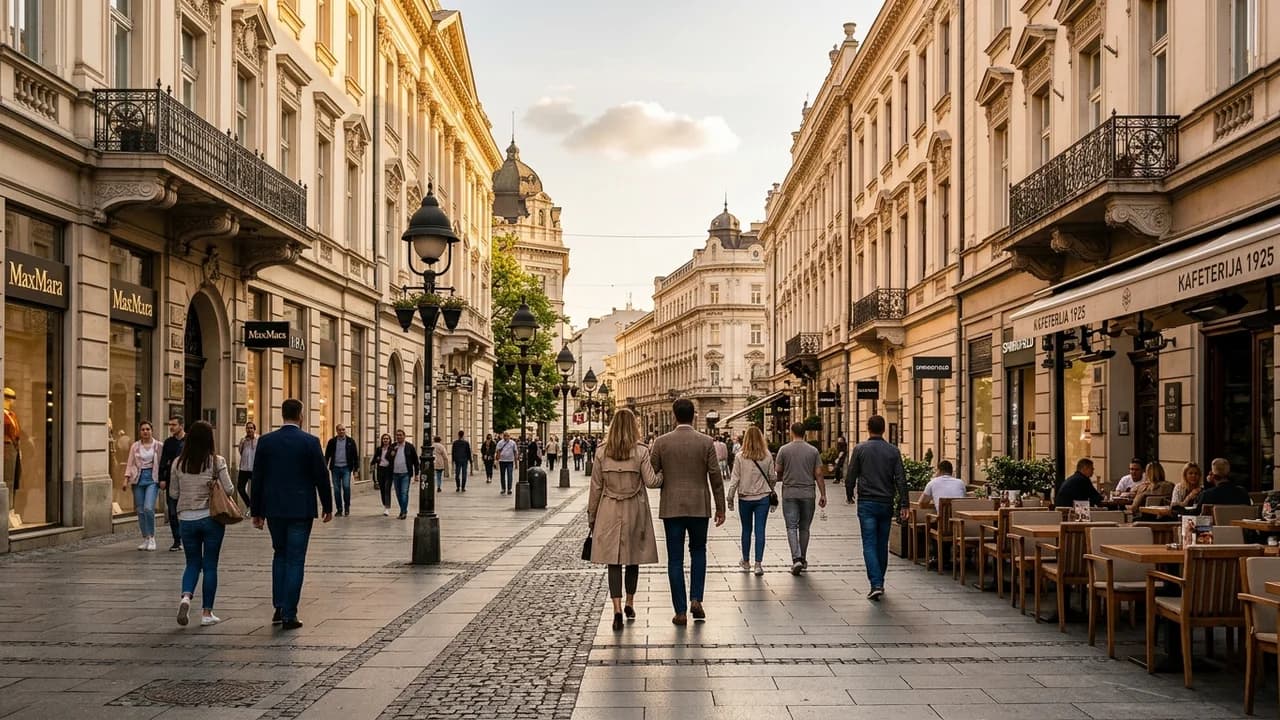 Premium shopping and leisure district in Belgrade