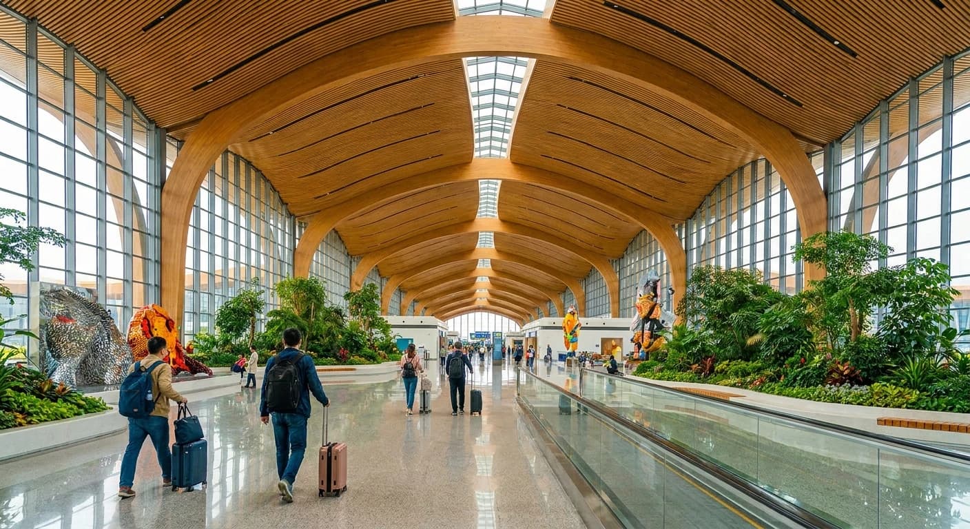 Chengdu Tianfu International Airport modern terminal