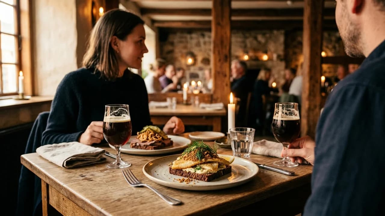 Authentic local cuisine dining experience in Copenhagen