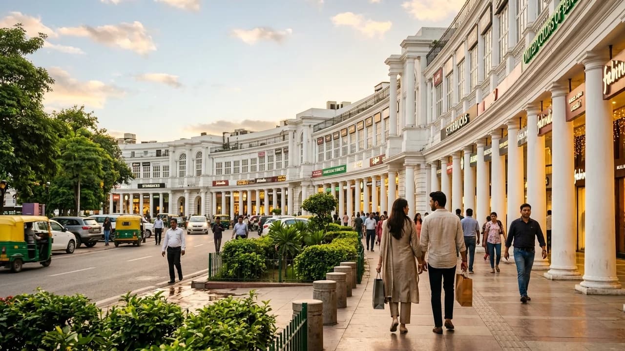 Premium shopping and leisure district in Delhi