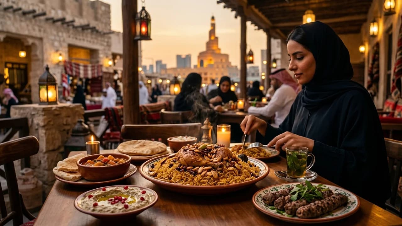 Authentic local cuisine dining experience in Doha