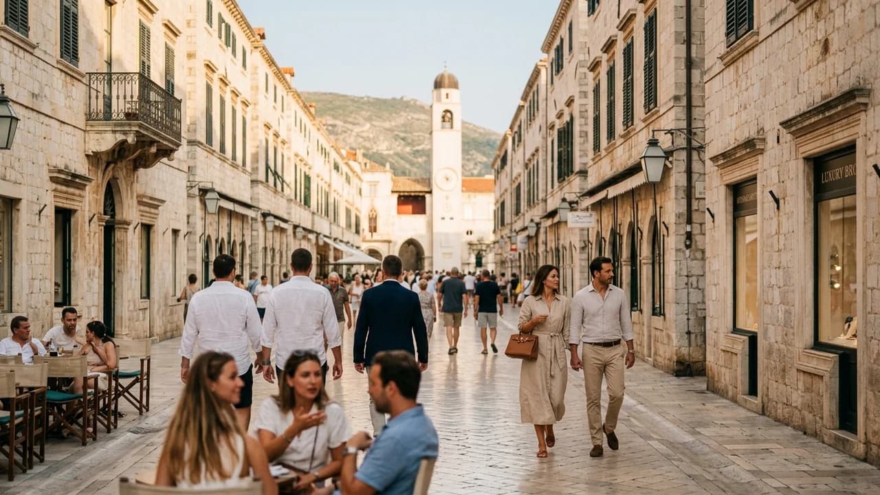 Premium shopping and leisure district in Dubrovnik