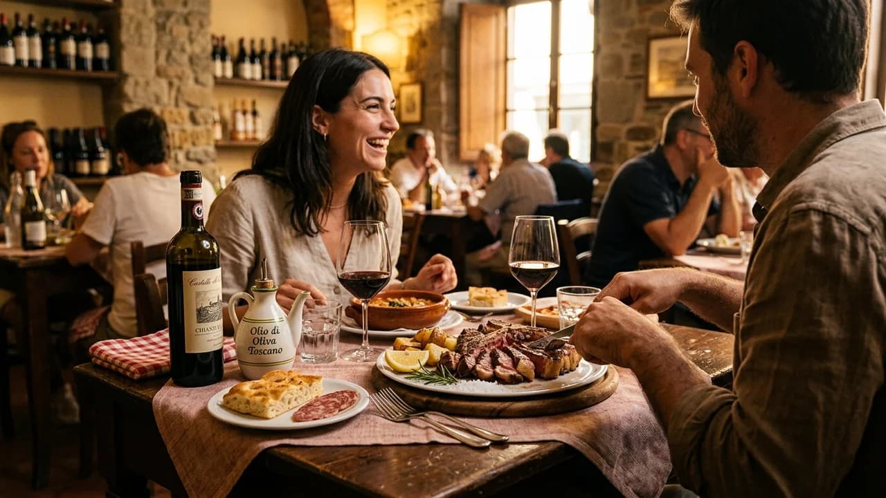 Authentic local cuisine dining experience in Florence