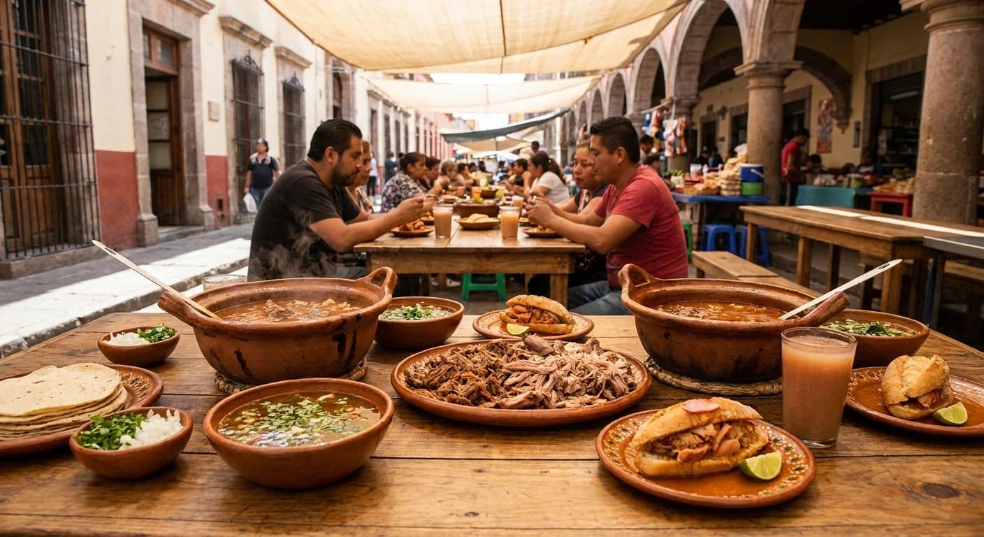 Authentic Jalisco cuisine with traditional birria and regional specialties in Guadalajara