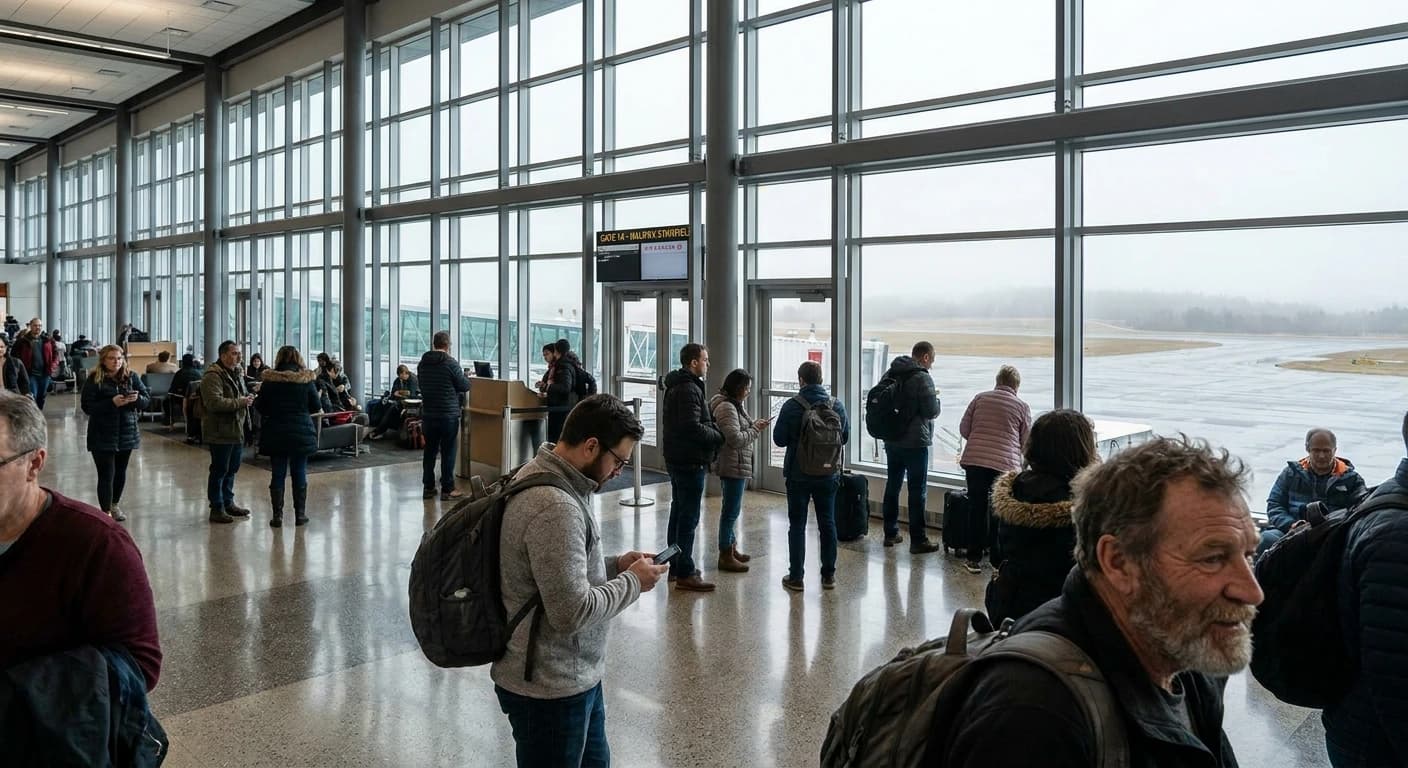 Halifax Stanfield International Airport terminal interior with modern facilities