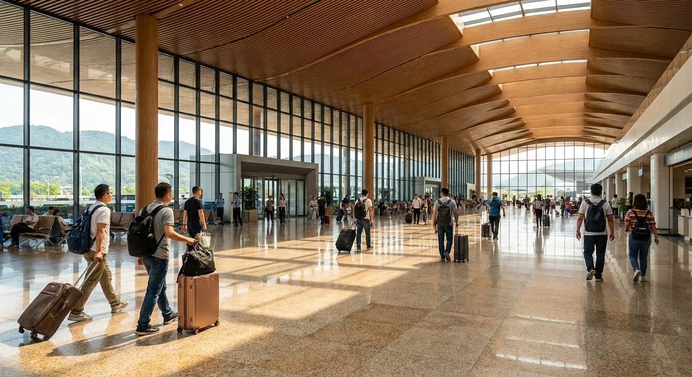 Hangzhou Xiaoshan International Airport modern terminal