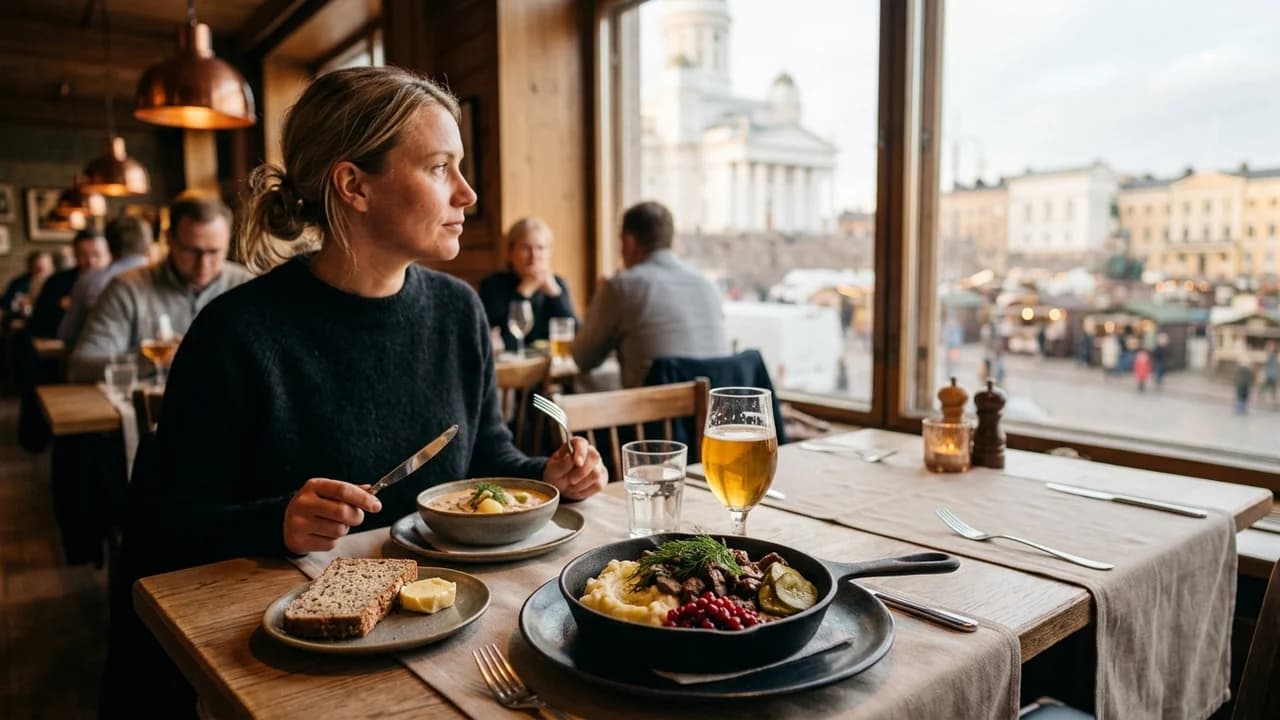 Authentic local cuisine dining experience in Helsinki