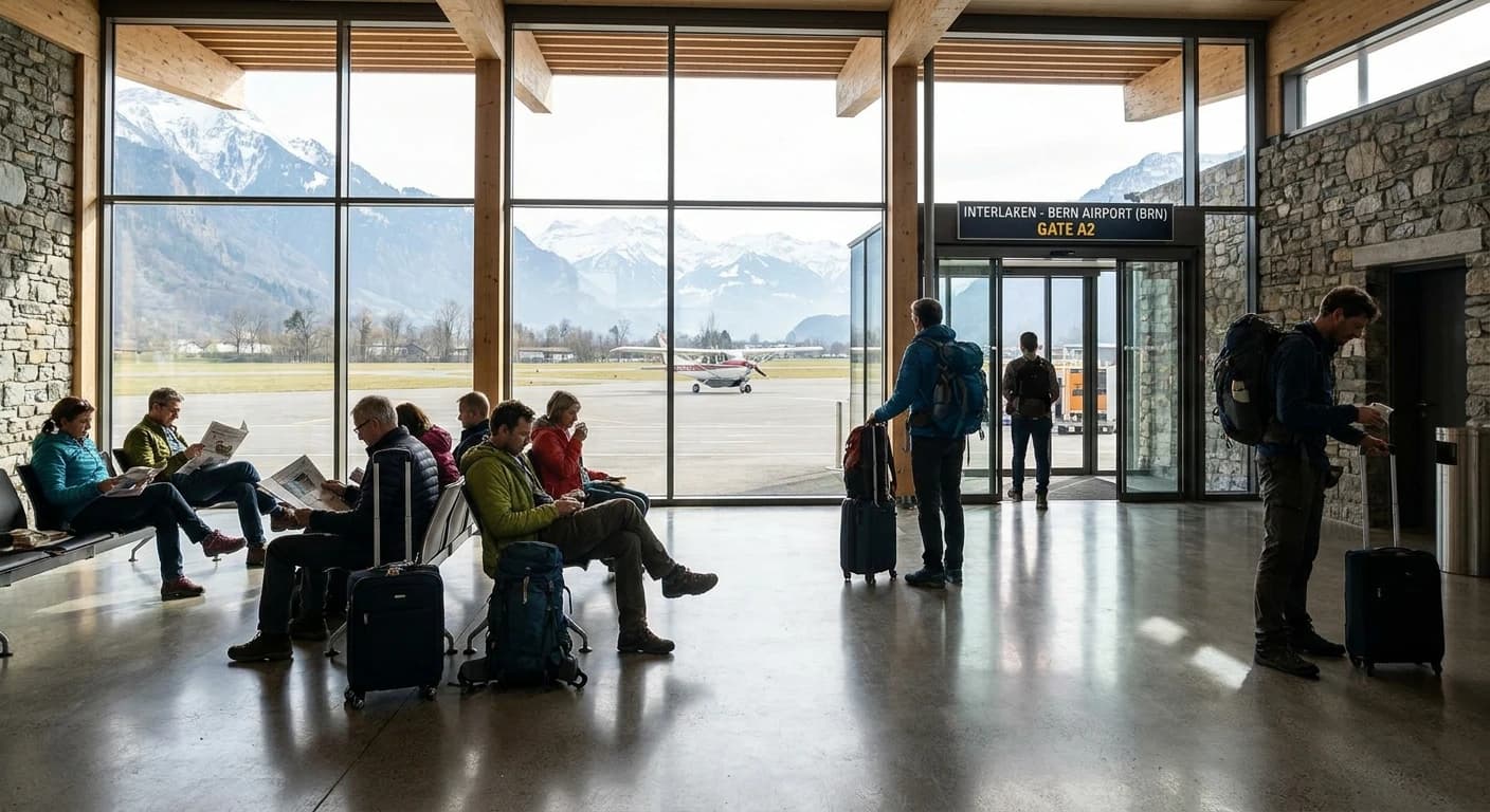 Zurich Airport international terminal with Swiss efficiency and premium facilities