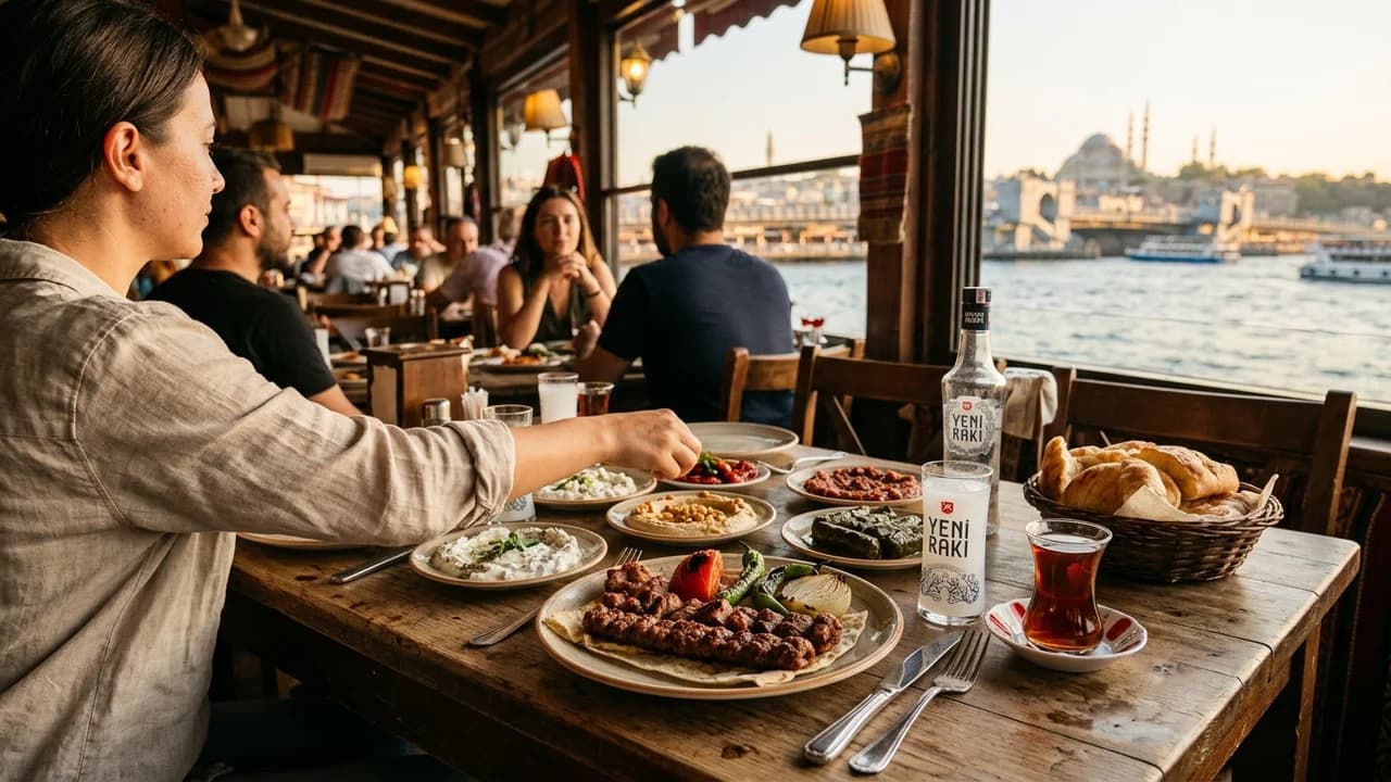 Authentic local cuisine dining experience in Istanbul