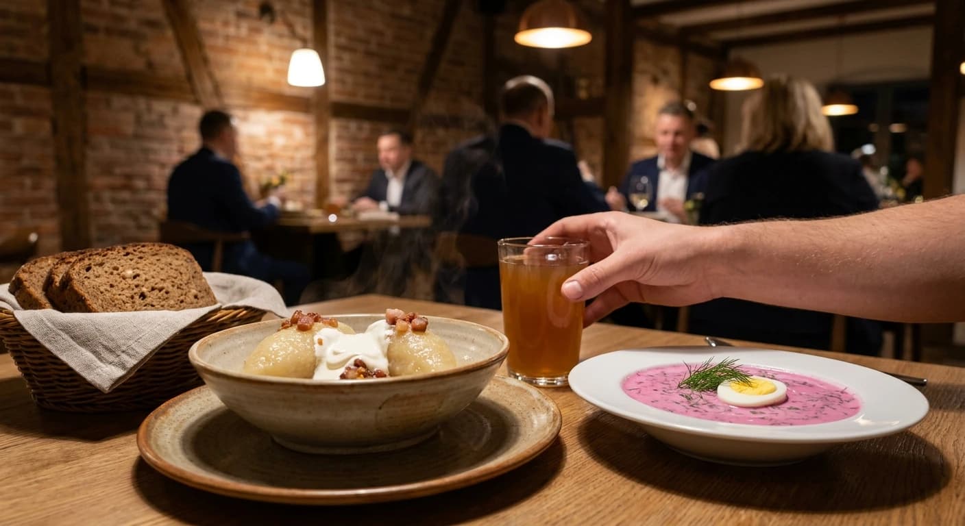 Traditional Lithuanian cuisine and contemporary fine dining in Kaunas restaurant