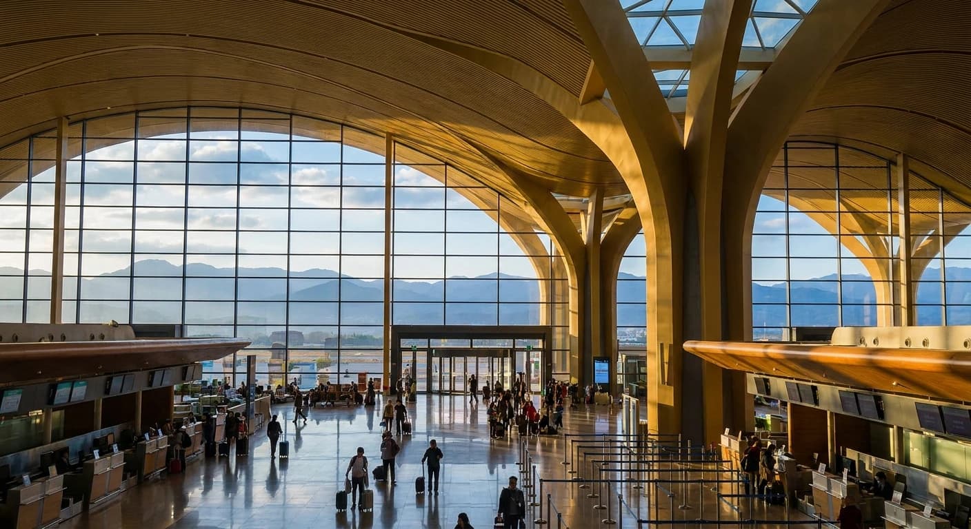 Kunming Changshui International Airport striking terminal