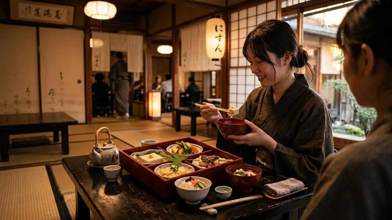 Authentic local cuisine dining experience in Kyoto