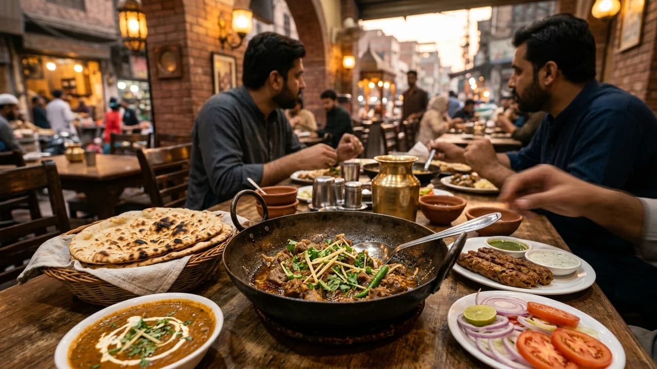 Authentic local cuisine dining experience in Lahore