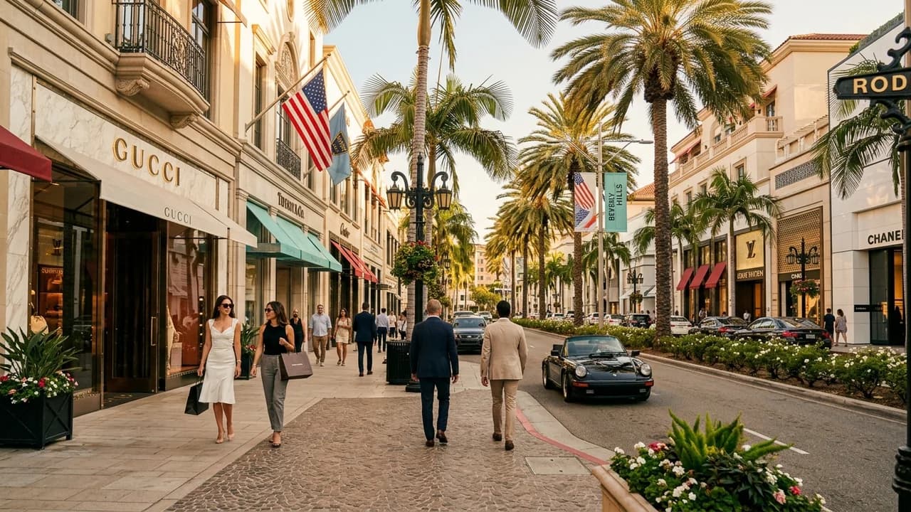Premium shopping and leisure district in Los Angeles