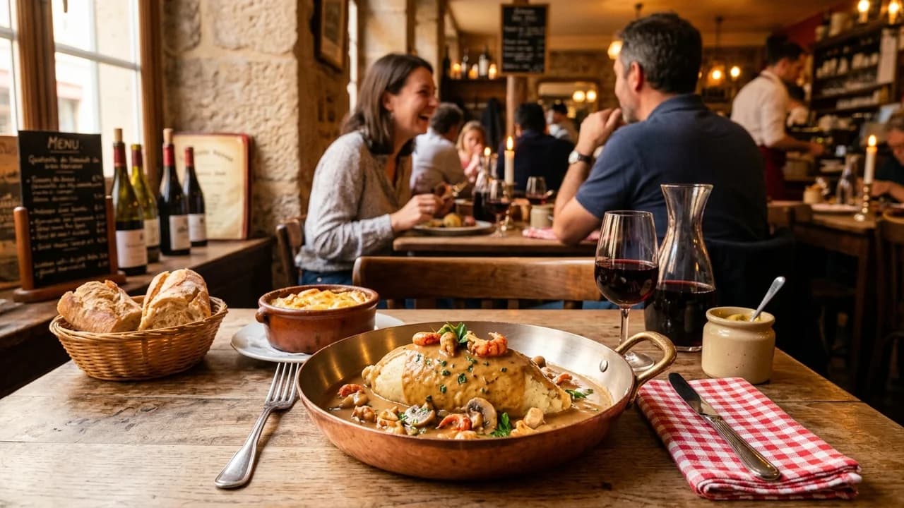 Authentic local cuisine dining experience in Lyon