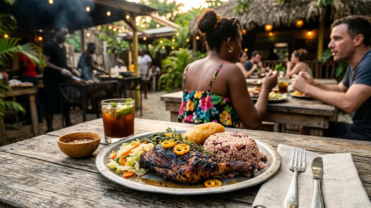 Authentic local cuisine dining experience in Montego Bay