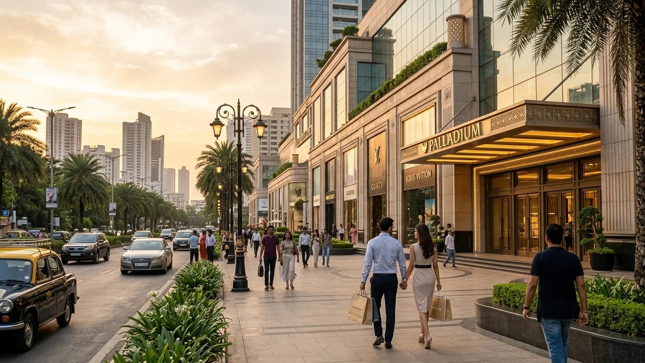 Premium shopping and leisure district in Mumbai