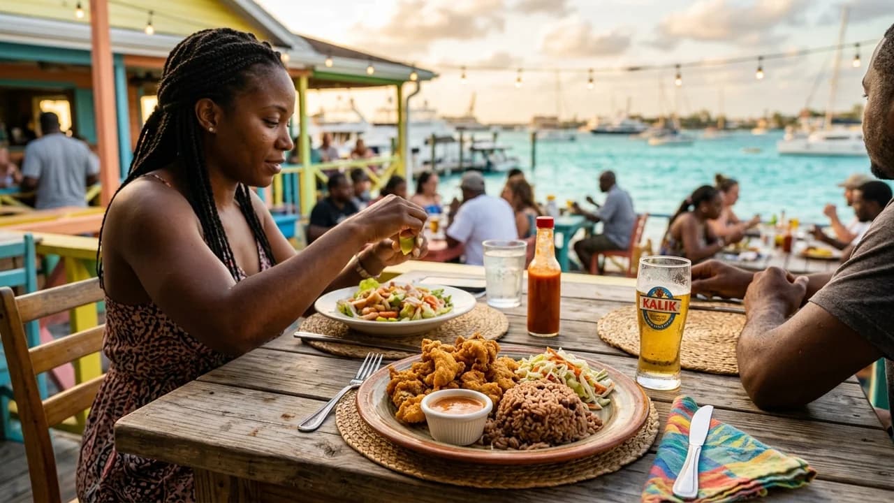 Authentic local cuisine dining experience in Nassau