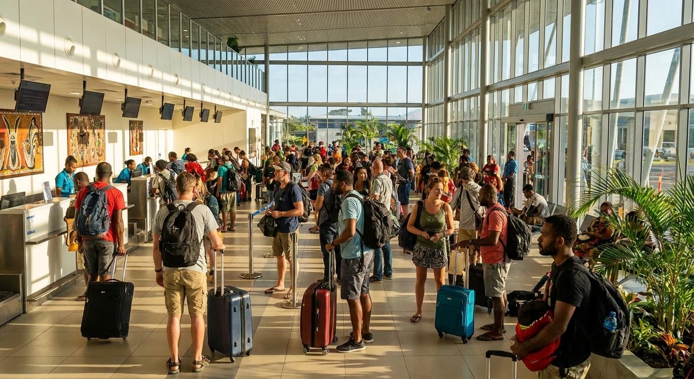 Port Moresby airport terminal