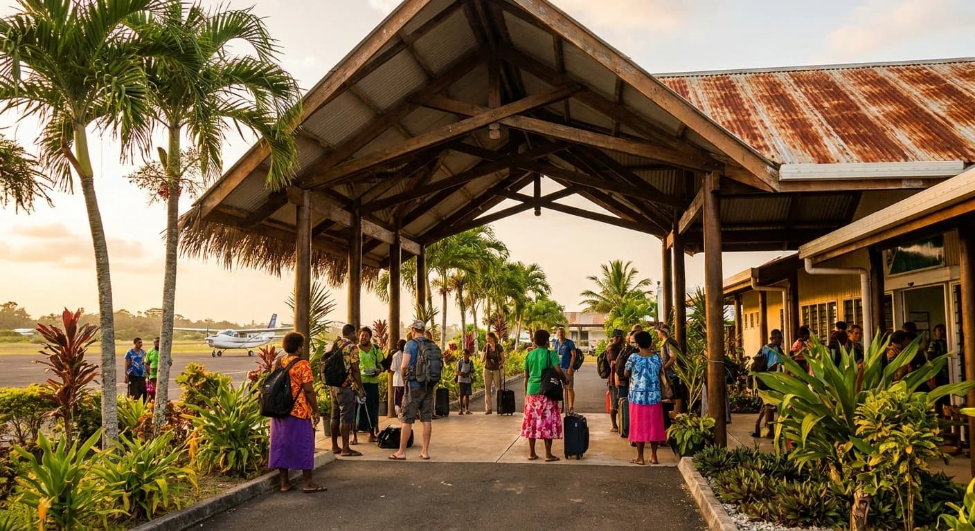 Port Vila Bauerfield airport terminal