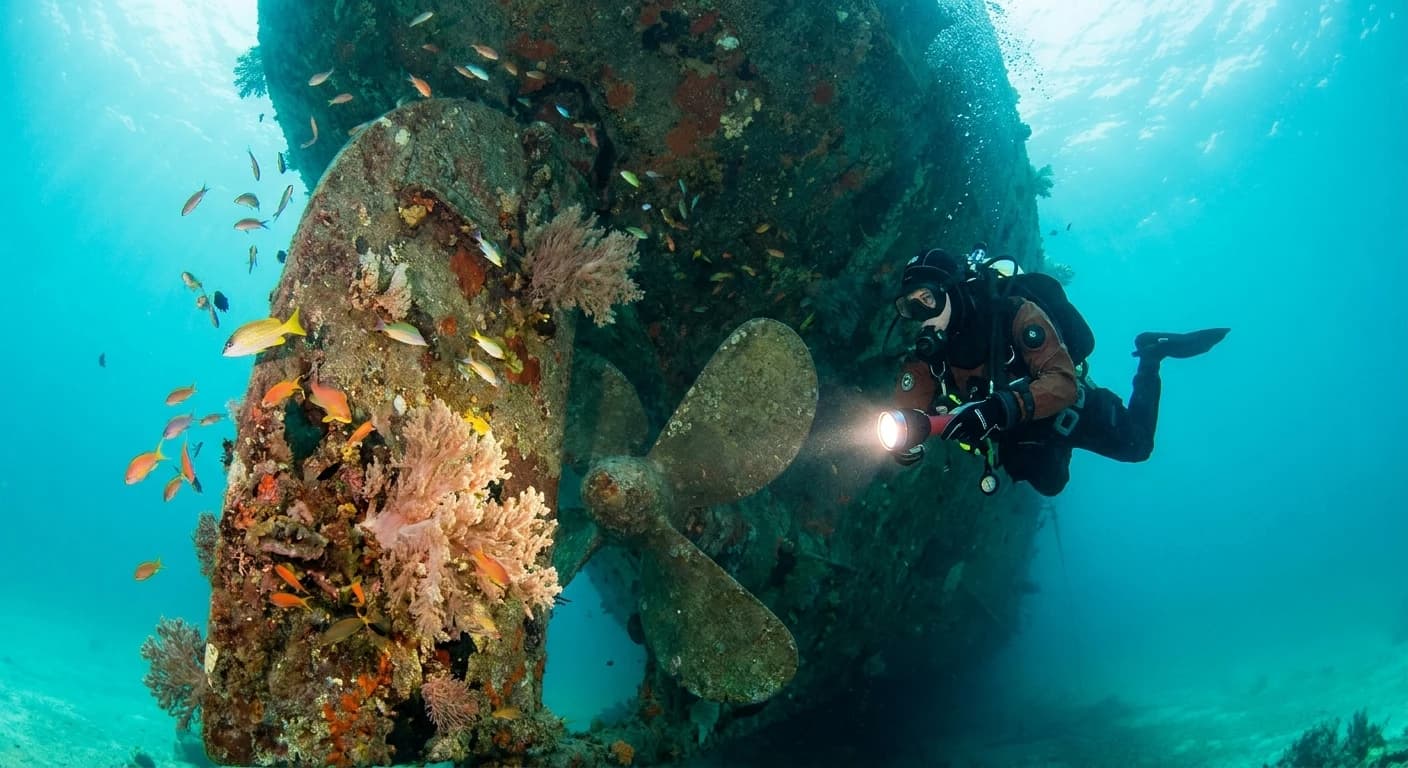 SS President Coolidge wreck diving