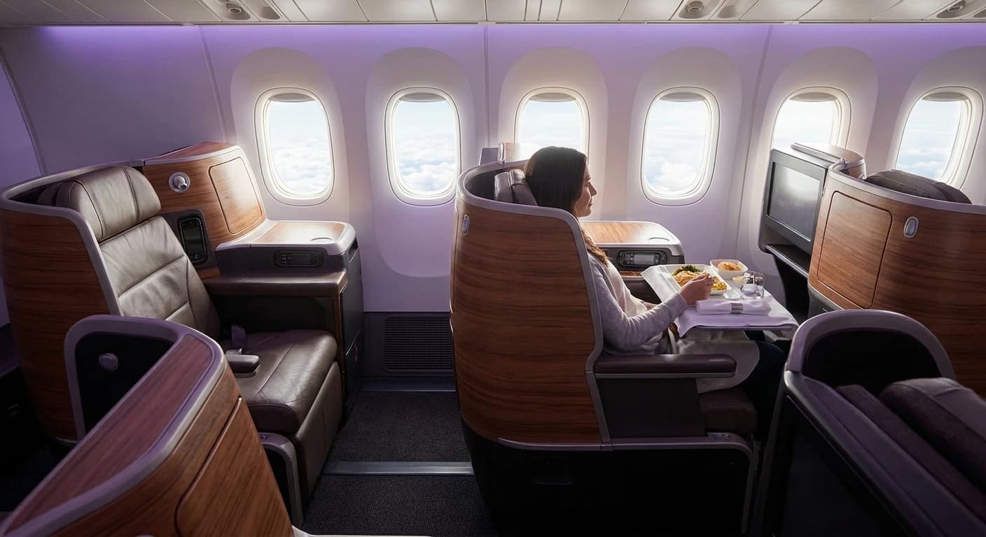 Air New Zealand Business Premier cabin