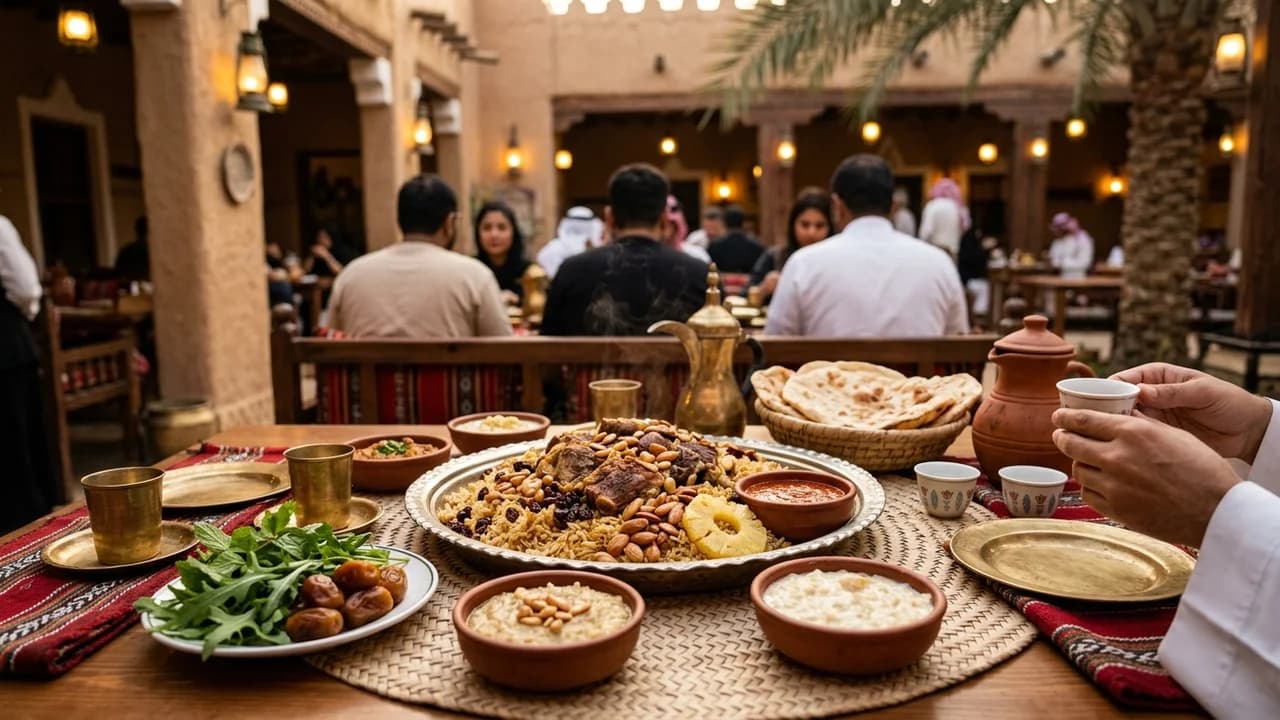 Authentic local cuisine dining experience in Riyadh