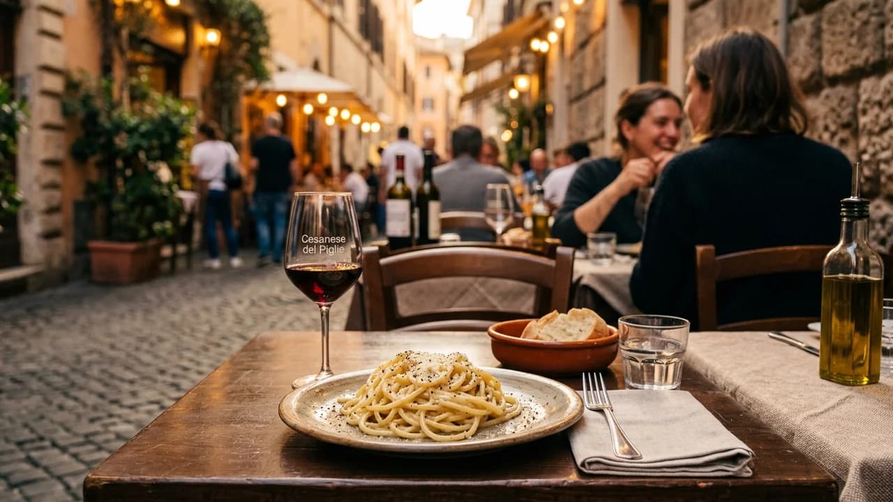 Authentic local cuisine dining experience in Rome