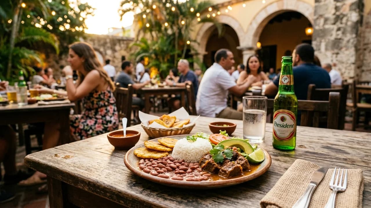 Authentic local cuisine dining experience in Santo Domingo